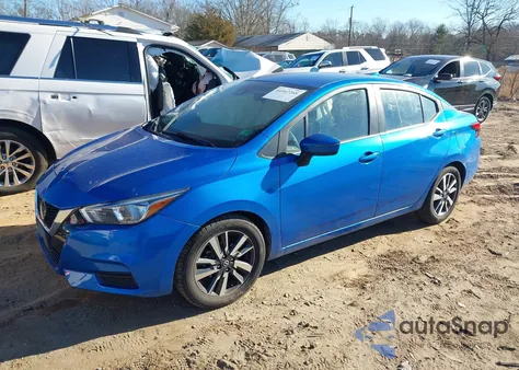 2020 Nissan Versa Sv Xtronic Cvt from USA, damaged, VIN 3N1CN8EVXLL873413